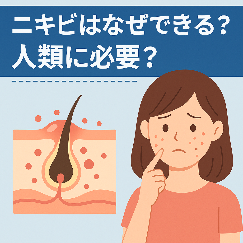【徹底解説】ニキビはなぜできる？人類に必要な意味はあるのか？