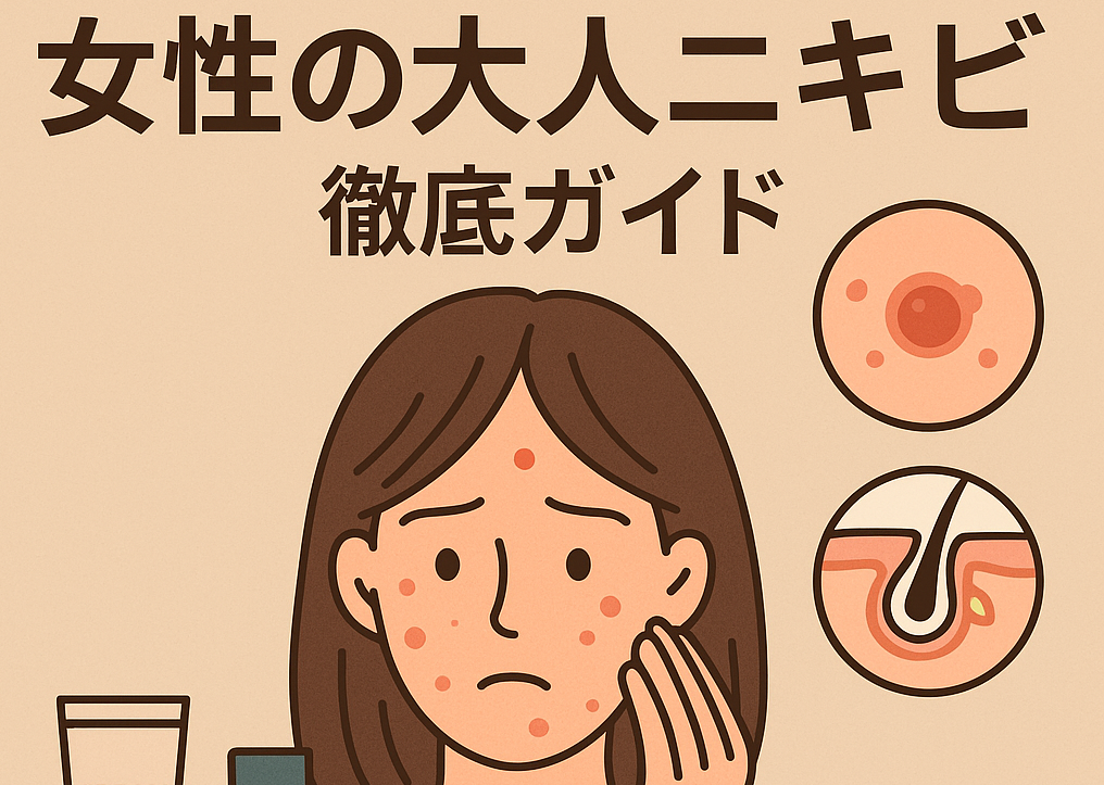 女性の大人ニキビ